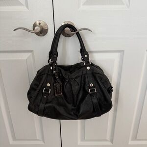 Authentic Marc Jacobs leather bag, dark grey/anthracite